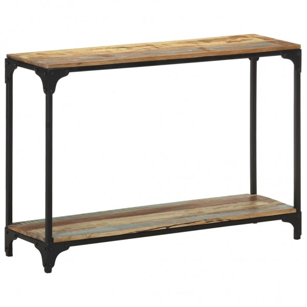 Mesa consola de madeira maciça reciclada 110x30x75 cm D