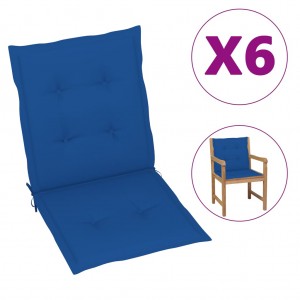 Cushion cadeira jardim apoiado sob 6 uvas tecido Oxford azul D