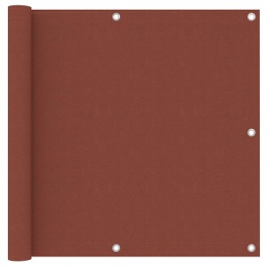 Toldo para balcón de tela oxford terracota 90x300 cm D