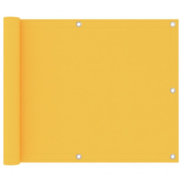 Toldo para balcón tela oxford amarillo 75x500 cm D