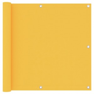 Toldo para balcão tecido oxford amarelo 90x400 cm D