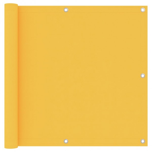 Toldo para balcão tecido oxford amarelo 90x600 cm D