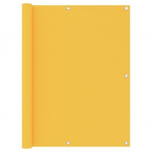 Toldo para balcão de tecido oxford amarelo 120x600 cm D