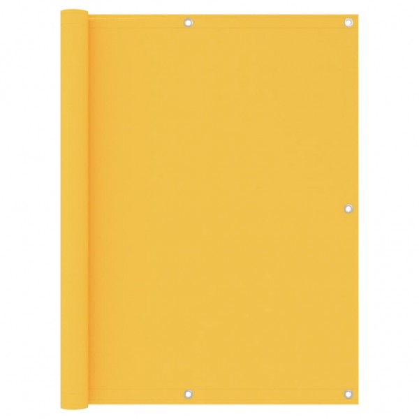 Toldo para balcão de tecido oxford amarelo 120x600 cm D