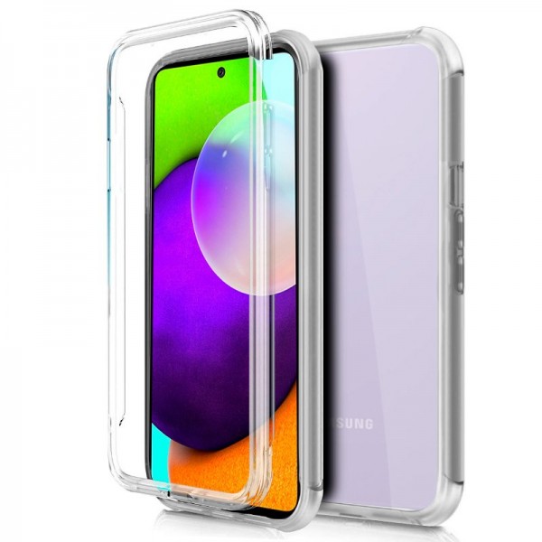 Funda COOL Silicona 3D para Samsung A525 Galaxy A52 / A52 5G / A52s 5G (Transparente Frontal + Trasera) D