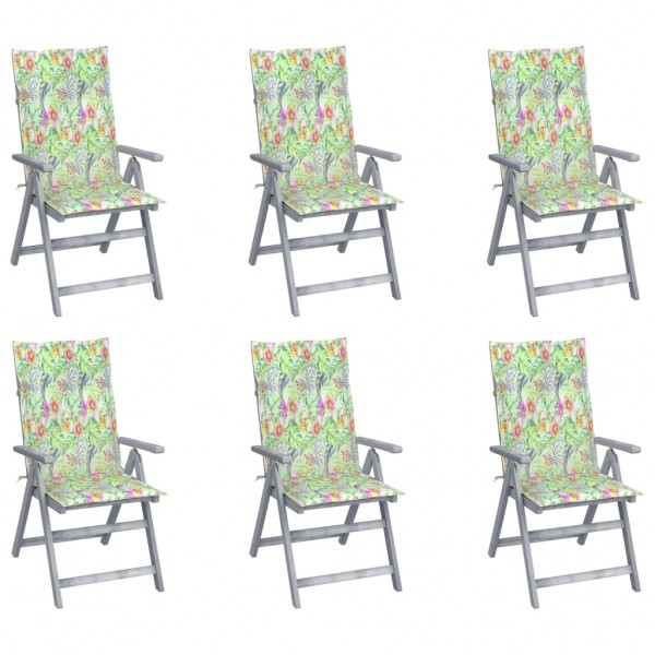 Cadeiras de jardim reclináveis D