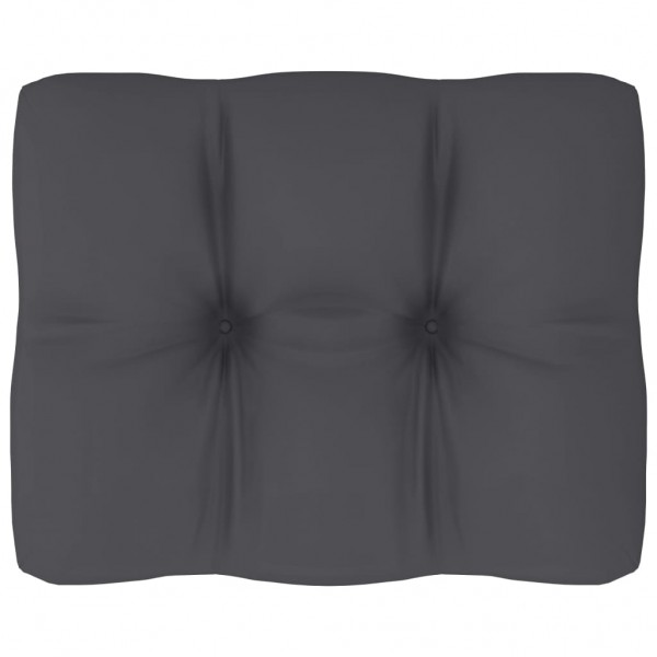 Cama de sofá de palhetas de tecido anthracite 50x40x12 cm D