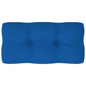 Cojín para sofá de palets de tela azul 80x40x10 cm D