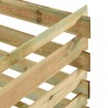 Compostador con listones madera pino impregnada 120x120x70 cm 4
