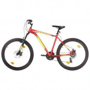 Bicicleta de montaña 21 velocidad 27.5 pulgadas rueda 42cm rojo D