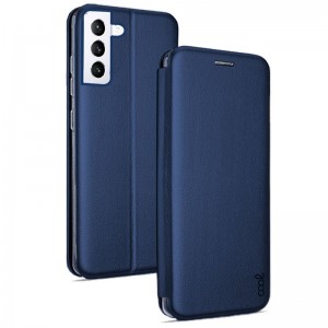 Funda COOL Flip Cover para Samsung G996 Galaxy S21 Plus Elegance Marino D