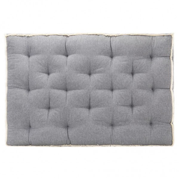 Cama de sofá de paletes cinza-antracita 120x80x10 cm D