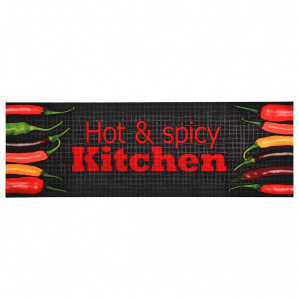 Tapete de cozinha lavável Hot & Spicy 60x300 cm D