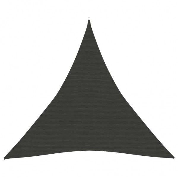 Tela de vela HDPE cinza-antrazita 160 g/m2 3x3x3 m D