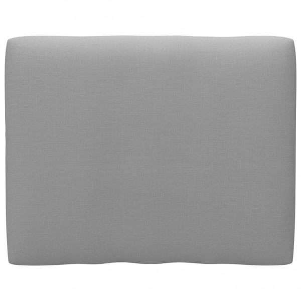 Cojín para sofá de palets tela gris 50x40x12 cm D