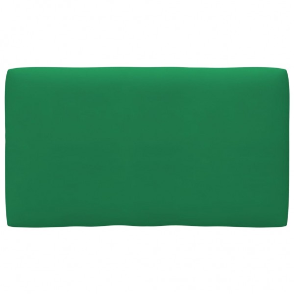 Cusco de sofá de paletes de tecido verde 70x40x12 cm D