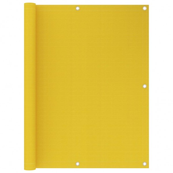 Toldo para balcão HDPE amarelo 120x500 cm D