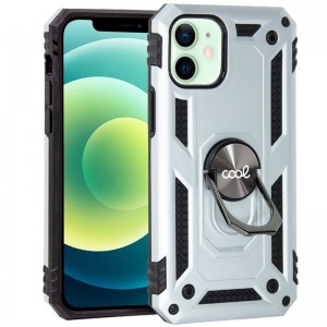 Carcasa COOL para iPhone 12 / 12 Pro Hard Anilla Plata D