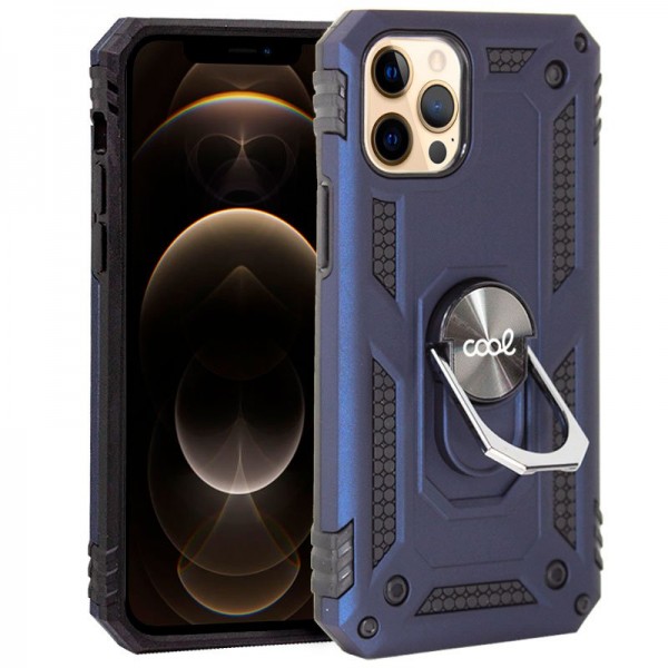 Carcaça COOL para iPhone 12 Pro Max Hard Anel Azul D