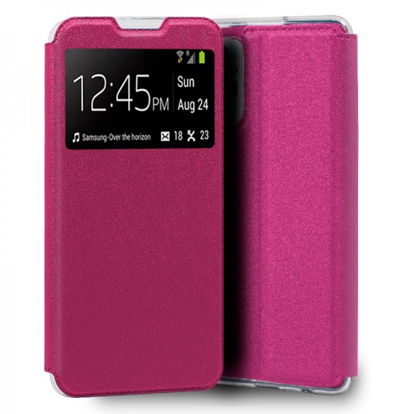 Fundação COOL Capa de Flip para Xiaomi Redmi Note 10 Pro Liso Rosa D