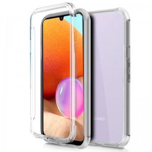 Funda COOL Silicona 3D para Samsung A325 Galaxy A32 4G (Transparente Frontal + Trasera) D