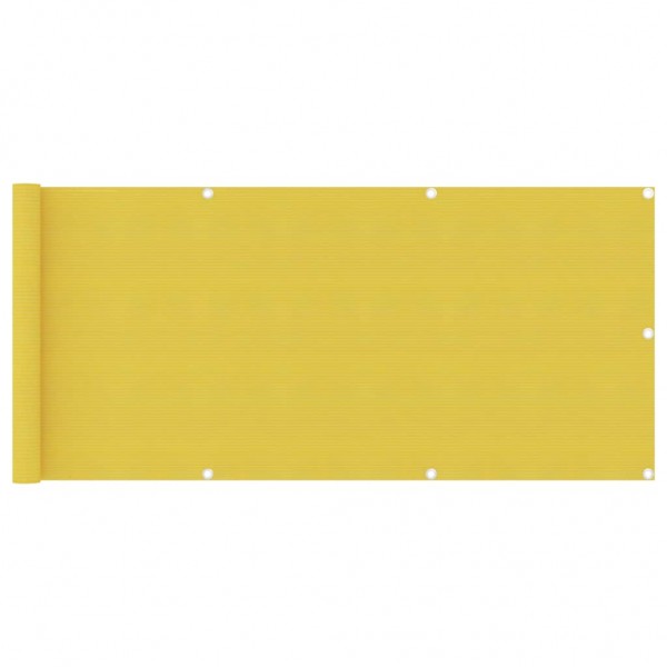 Toldo para balcão HDPE amarelo 75x300 cm D