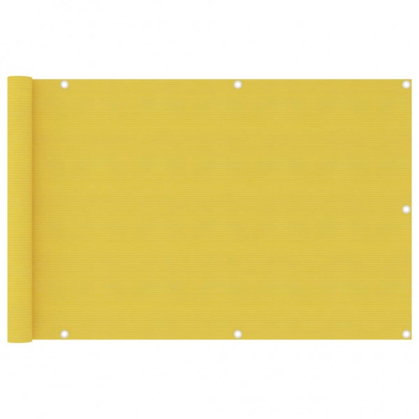 Toldo para balcão HDPE amarelo 90x400 cm D