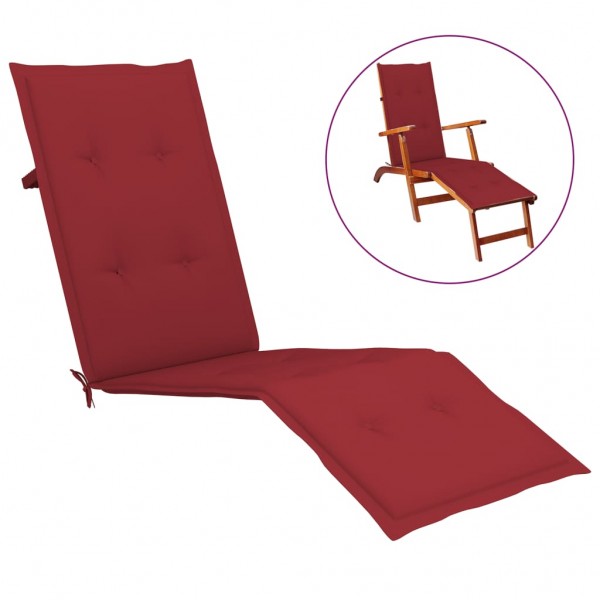 Cama de cama vermelho-vermelho (75+105) x 50x3 cm D