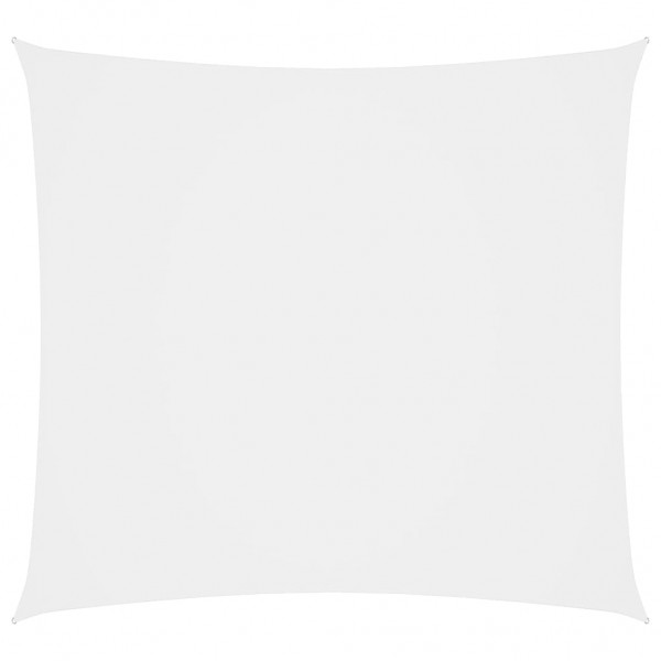 Telhado de vela retangular de tecido branco oxford 3,5x4,5 m D