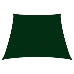 Toldo de vela tela oxford trapecio verde oscuro 2/4x3 m D