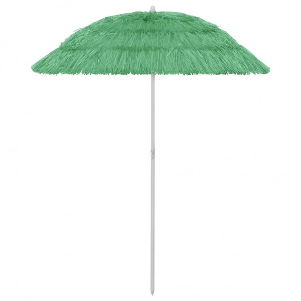 Um guarda-chuva verde de praia de Havai D