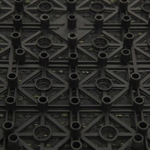 Ladrilhos de relva artificial 11 pcs 30x30 cm verde H