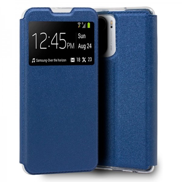 Funda COOL Flip Cover para Xiaomi Mi 11i / Pocophone F3 Liso Azul D