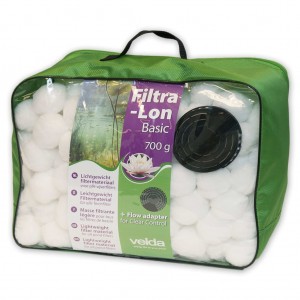 Velda Material filtrante para estanques Filtra-Lon Basic 700 g blanco D