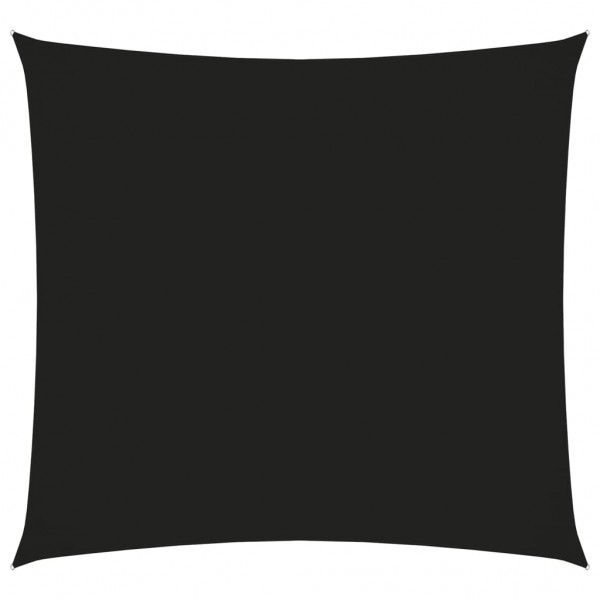 Toldo de vela cuadrado de tela oxford negro 4.5x4.5 m D