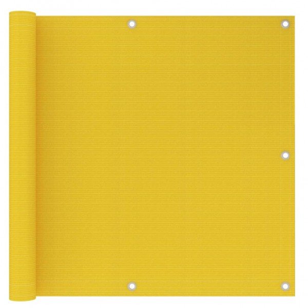 Toldo para balcão HDPE amarelo 90x300 cm D
