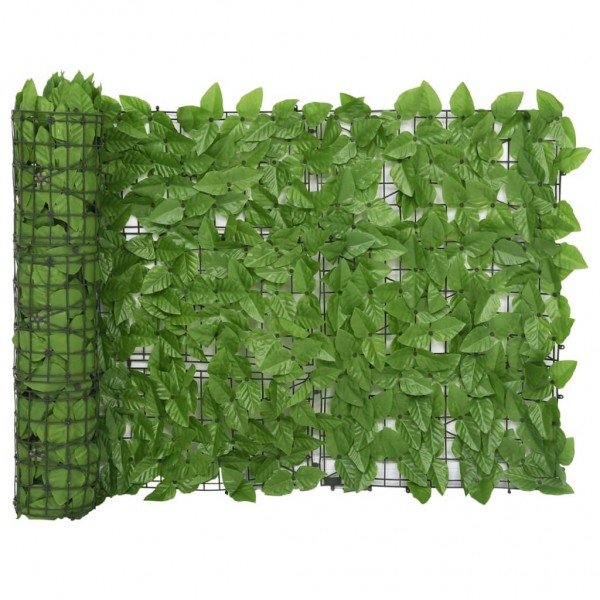 Toldo para balcón con hojas verde 600x75 cm D
