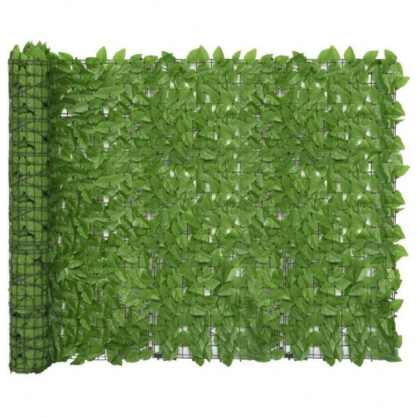 Toldo para balcão com folhas verdes 500x150 cm D
