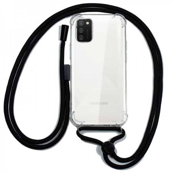 Carcaça COOL para Samsung A025 Galaxy A02s Cord Preto D