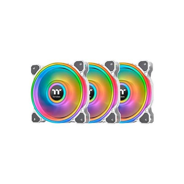 VENTILADOR 120X120 THERMALTAKE RIING QUAD 12 RGB BRANCO D