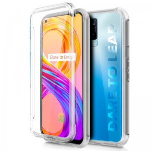 Fundação COOL Silicone 3D para Realme 8 / 8 Pro (Bordem transparente + Lixo) D