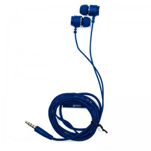 Auriculares 3,5 mm COOL Metalizado Stereo Con Micro Azul D