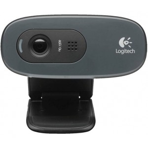 Webcam Logitech C270-HD 3MPIX preto D