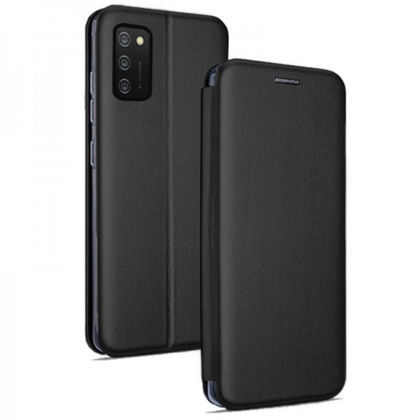 Funda COOL Flip Cover para Samsung A025 Galaxy A02s Elegance Negro D