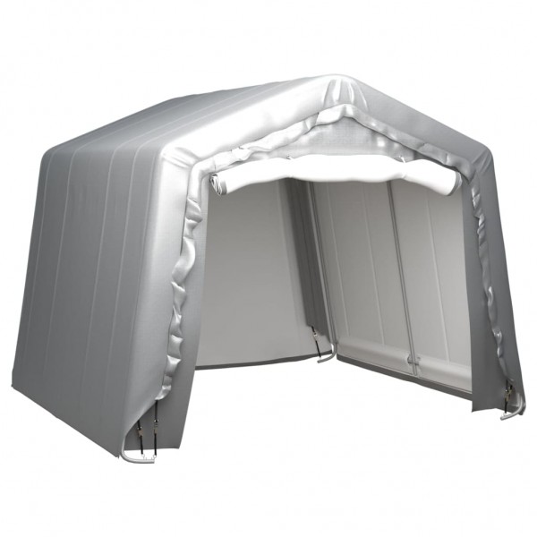 Carpa de almacenamiento acero gris 300x300 cm D