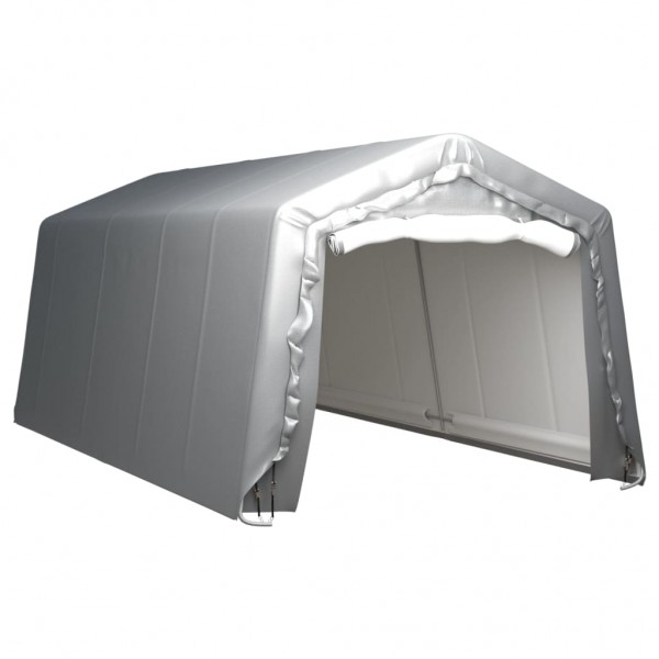 Carpa de almacenamiento acero gris 300x600 cm D