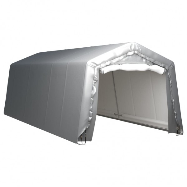 Carpa de almacenamiento acero gris 300x750 cm D