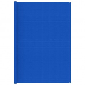 Alfombra de tienda de campaña 250x300 cm azul D