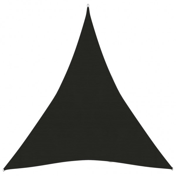 Toldo de vela negro HDPE 160 g/m² 4x5x5 m D