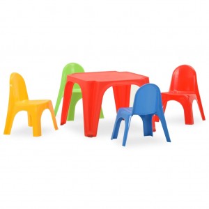 Juego de mesa y sillas para niños PP D